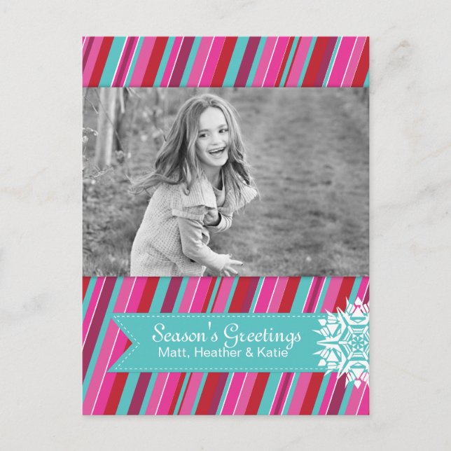 Fun Christmas Photo Postcards (Front)