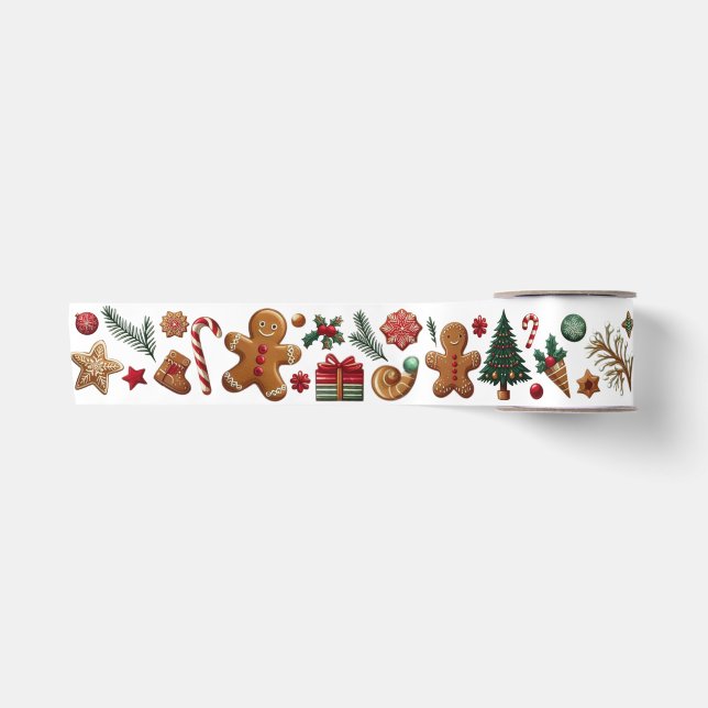 Fun Christmas Ribbon Satin Ribbon (Front)
