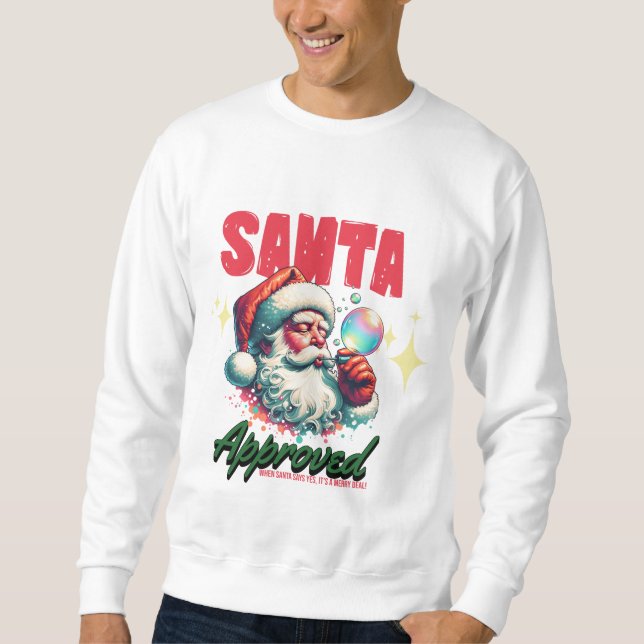 🎅 fun Christmas shirt - Santa Approved (Front)