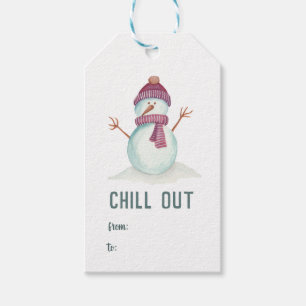 Fun Christmas Snowman Gift Tags