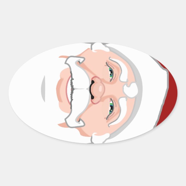 Fun Christmas Stickers Cute Santa Clause Stickers (Front)