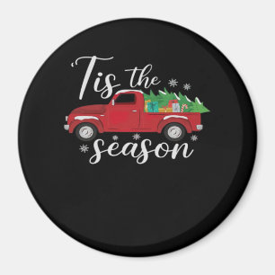Fun Christmas Tis The Season Holiday Magnet