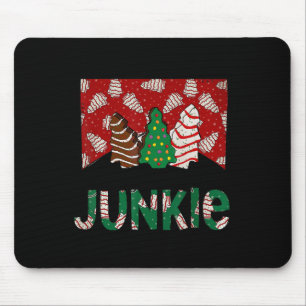 Fun Christmas Tree Cake Junkie Tis The Season West Mouse Pad
