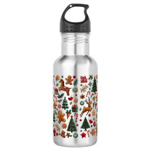 Fun Christmas Water Bottle