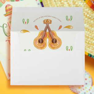 Fun Cinco de Mayo Fiesta Party Invitation Envelope