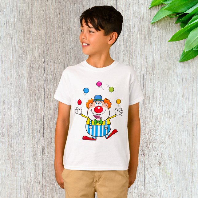 Fun Circus Clown Juggling Balls T-Shirt (Creator Uploaded)