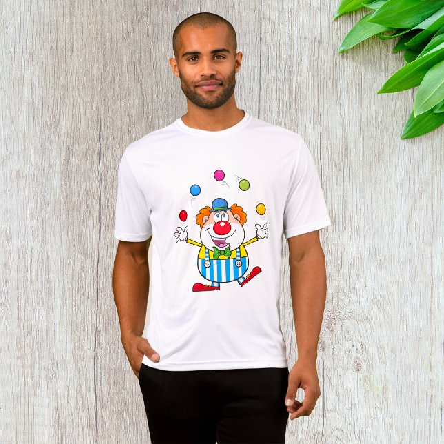 Fun Circus Clown Juggling Balls T-Shirt (Creator Uploaded)