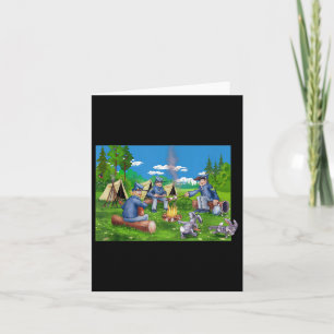 Fun Civil War Soldiers About To Be Flanked Card