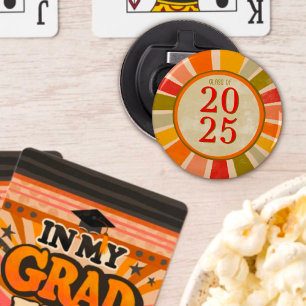 Fun Class of 2025 Retro Stylish Fun Modern Bottle Opener