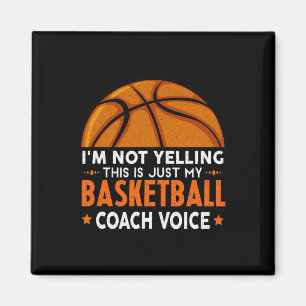 Fun Coach Basketball Lover Magnet