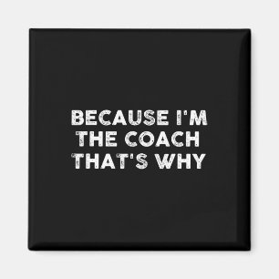 Fun Coach Sports Football Basketball Soccer Hockey Magnet