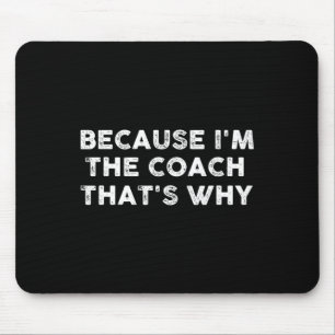 Fun Coach Sports Football Basketball Soccer Hockey Mouse Pad