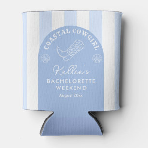 Fun Coastal Cowgirl Bachelorette Party Favour Can Cooler