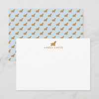 Fun Cocker Spaniel Lovers Personalised Thank You