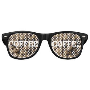 Fun COFFEE Adict retro Shades / Party Sunglasses