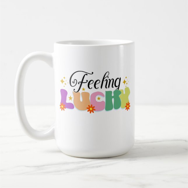 Fun, colorful coffee cup (Left)