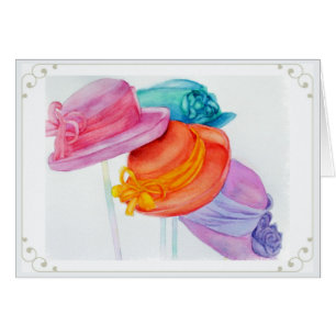 FUN COLORFUL HATS THANK YOU