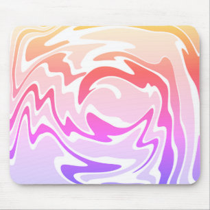 Fun Colorful Liquid Swirl  Mouse Pad