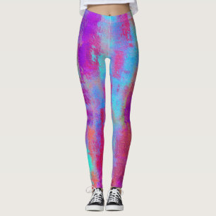 Fun Colourful Abstract Dots Leggings