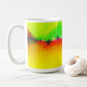Fun Colourful Abstract Fractal Art Coffee Mug