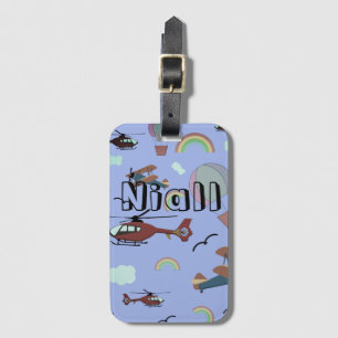 Fun Colourful Aviation Luggage Tag