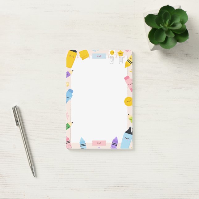 Fun Colourful Back To School Teacher Post-it Notes (Office)