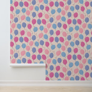Fun Colourful Balloons Pastel Wallpaper