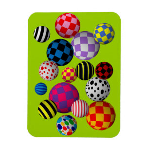 Fun & Colourful Balls Magnet
