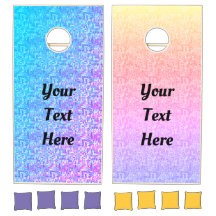Fun Colourful Bright Cheery Editable Mosaic Ombre