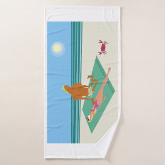 Fun, Colourful, Cartoon Bath Towel