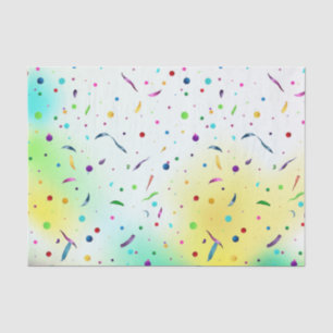 Fun Colourful Confetti Birthday Tissue Paper