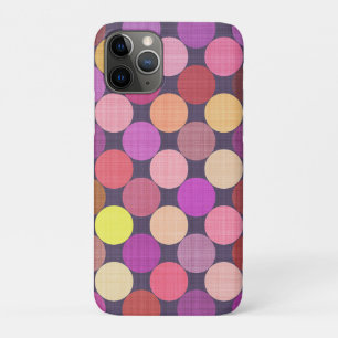 Fun Colourful Contemporary Polka Dots Art Pattern Case-Mate iPhone Case