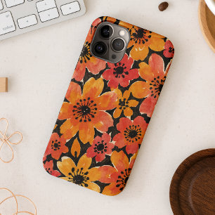 Fun Colourful Delicate Watercolor Flowers Case-Mate iPhone Case