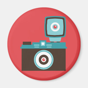 Fun Colourful Diana Lomo Camera Photographer Magnet