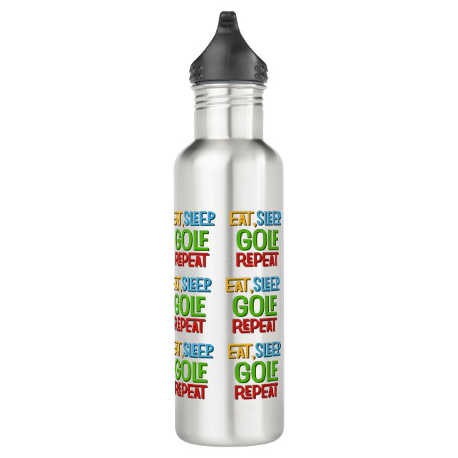 Fun Colourful Funny Golf Joke Golfer 710 Ml Water Bottle (Right)