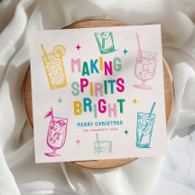 Fun Colourful Making Spirits Bright' Christmas