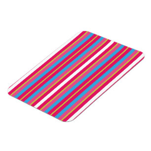 Fun Colourful Multi Stripes Magnet