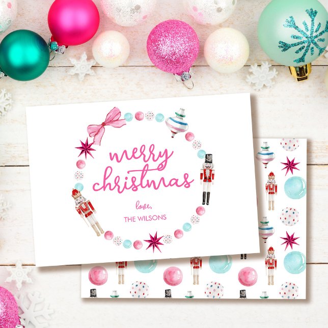 Fun Colourful Nutcracker Christmas Holiday Card (Creator Uploaded)