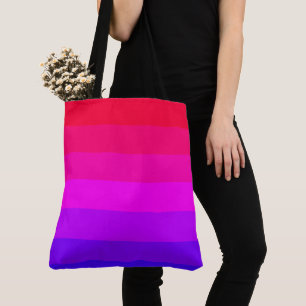 Fun Colourful Ombre Gradient  Tote Bag
