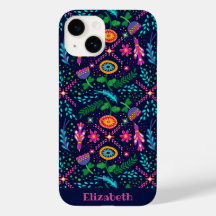 Fun Colourful Stylised Floral iPhone / iPad case