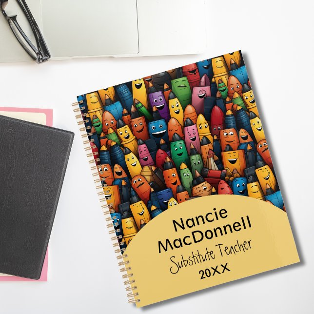 Fun Colourful Teacher Tutoring Pen Pattern Planner (Creator Uploaded)