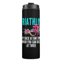 Fun Colourful Triathlon Sport Humour Paint Splatte