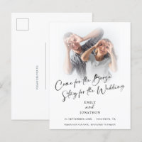 Fun Come For Booze Photo Save The Date