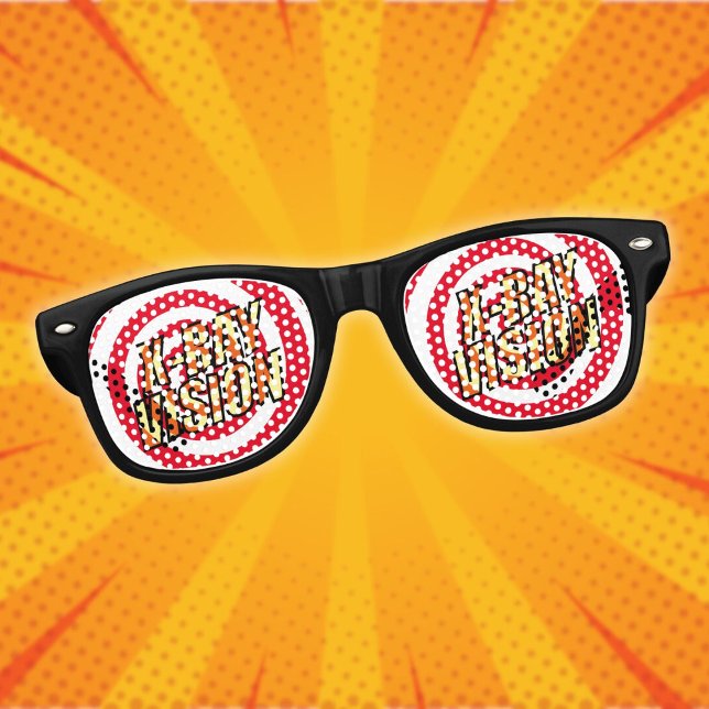 Fun Comic Book X-RAY VISION Retro Sunglasses (Fun Comic Book X-RAY VISION Retro Sunglasses)