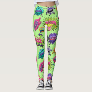 Fun Comic Bubbles Leggings