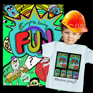 Fun Comic Illustration of Togetherness