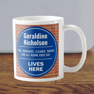 Fun Commemorative Style Wall Plaque Coffee Mug