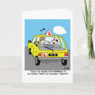 Fun congratulations card for passing driving test