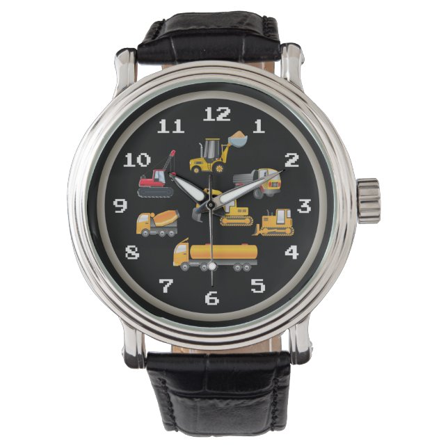 Fun Construction Vehicles Watch (Front)