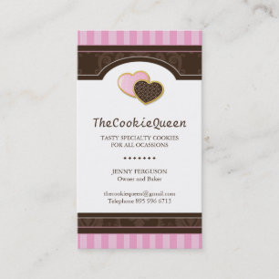 Fun Cookie Bakery Business Card